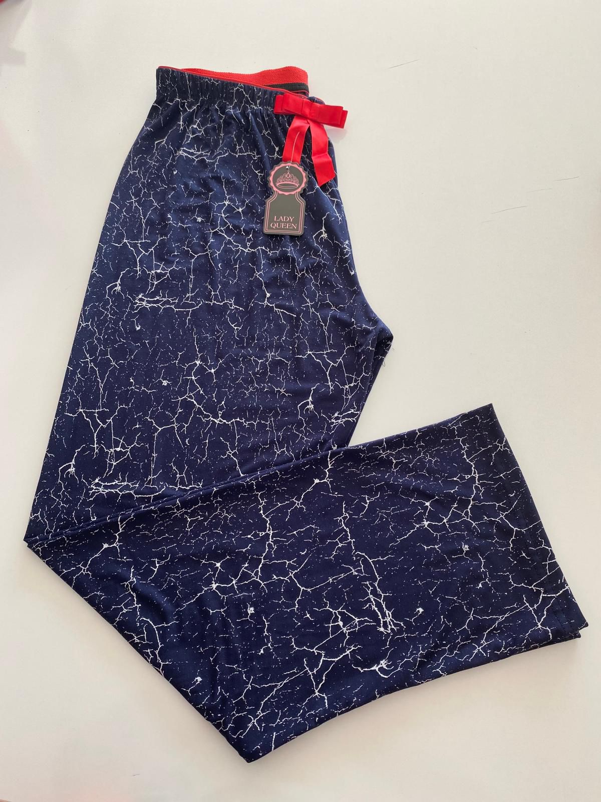 pijama BATTAL  (likralı ring viskon) tek alt
